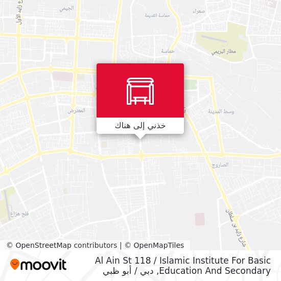 خريطة Al Ain St 118 / Islamic Institute For Basic Education And Secondary