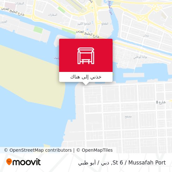 خريطة St 6 / Mussafah Port