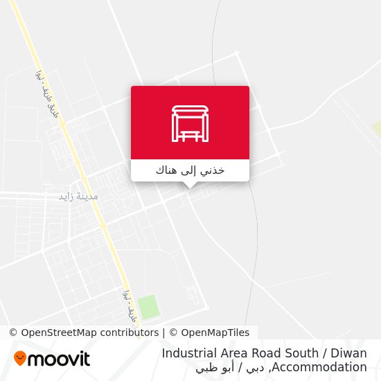 خريطة Industrial Area Road South / Diwan Accommodation
