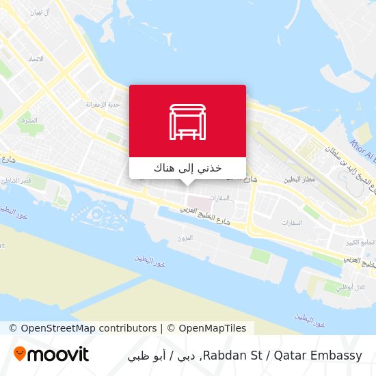 خريطة Rabdan St / Qatar Embassy
