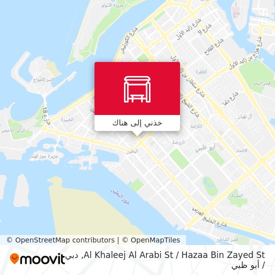 خريطة Al Khaleej Al Arabi St / Hazaa Bin Zayed St