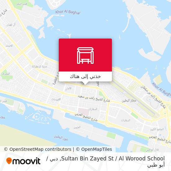 خريطة Sultan Bin Zayed St / Al Worood School