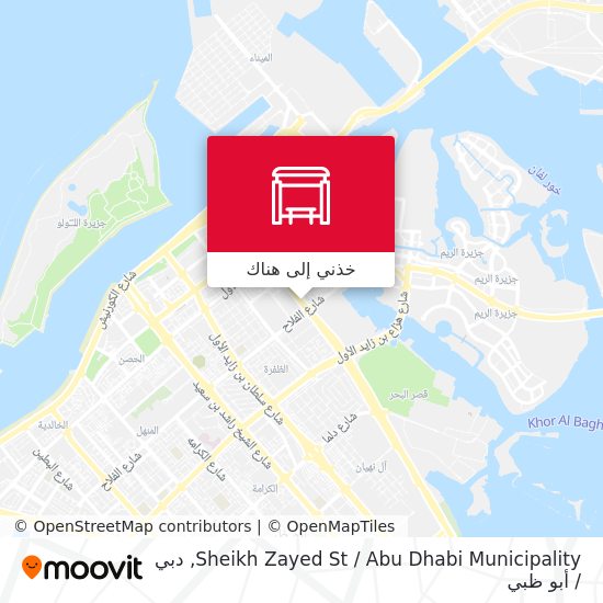 خريطة Sheikh Zayed St / Abu Dhabi Municipality