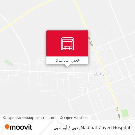 خريطة Madinat Zayed Hospital