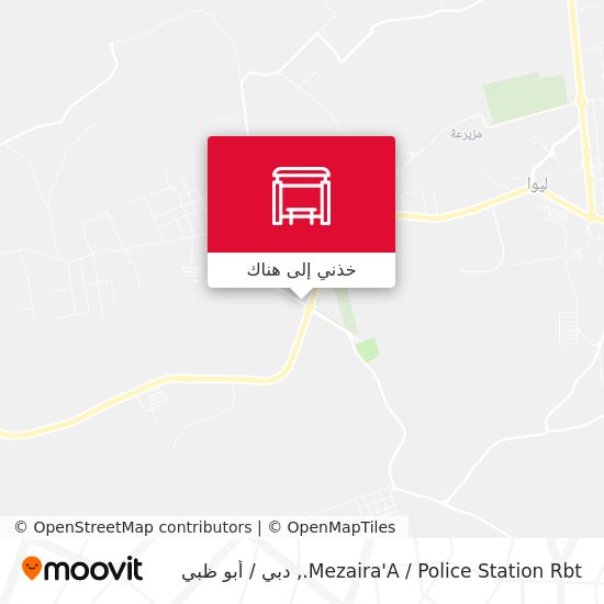 خريطة Mezaira'A / Police Station Rbt.