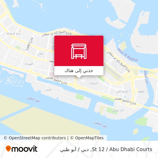 خريطة St 12 / Abu Dhabi Courts
