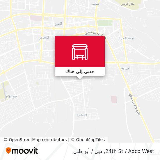 خريطة 24th St   / Adcb West