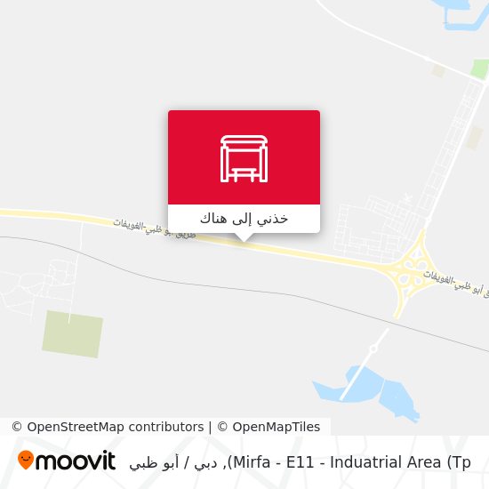 خريطة Mirfa - E11 - Induatrial Area (Tp)