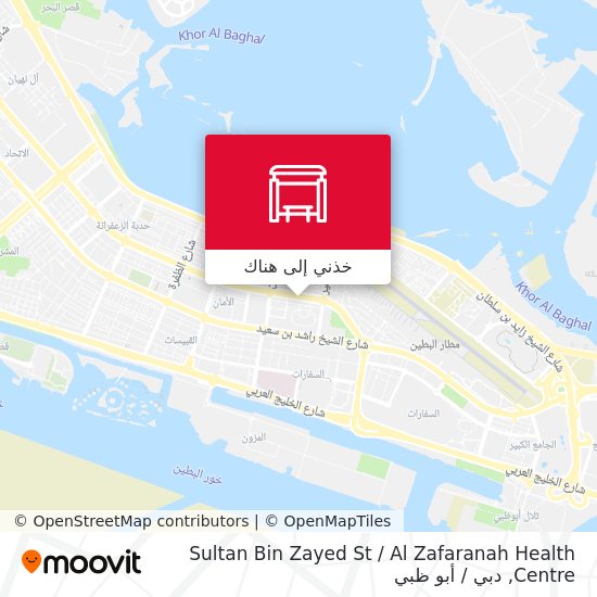 خريطة Sultan Bin Zayed St / Al Zafaranah Health Centre