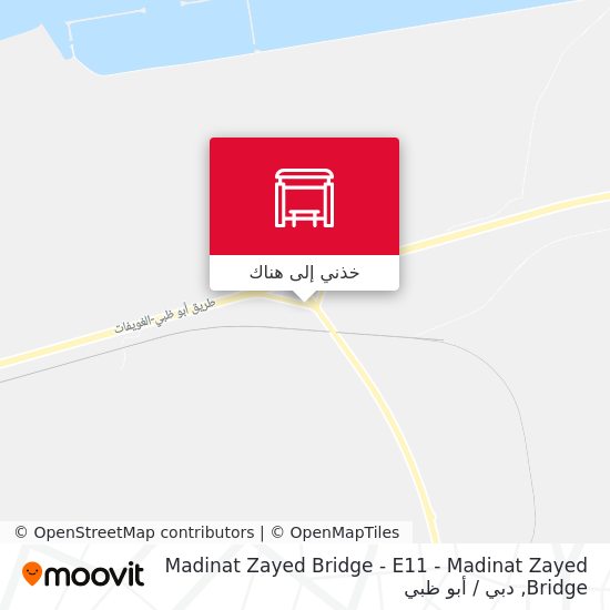 خريطة Madinat Zayed Bridge - E11 - Madinat Zayed Bridge