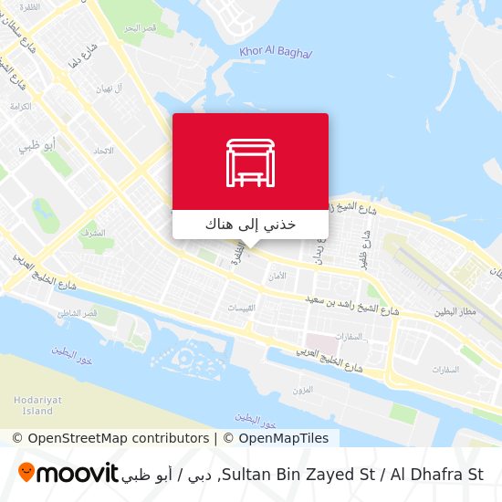 خريطة Sultan Bin Zayed St /  Al Dhafra St