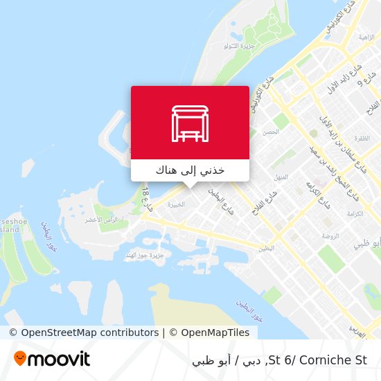 خريطة St 6/ Corniche St