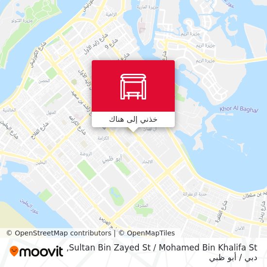 خريطة Sultan Bin Zayed St / Mohamed Bin Khalifa St