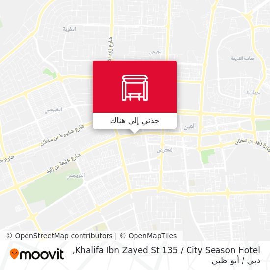 خريطة Khalifa Ibn Zayed St 135 / City Season Hotel