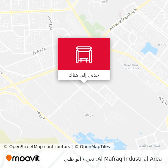 خريطة Al Mafraq Industrial Area
