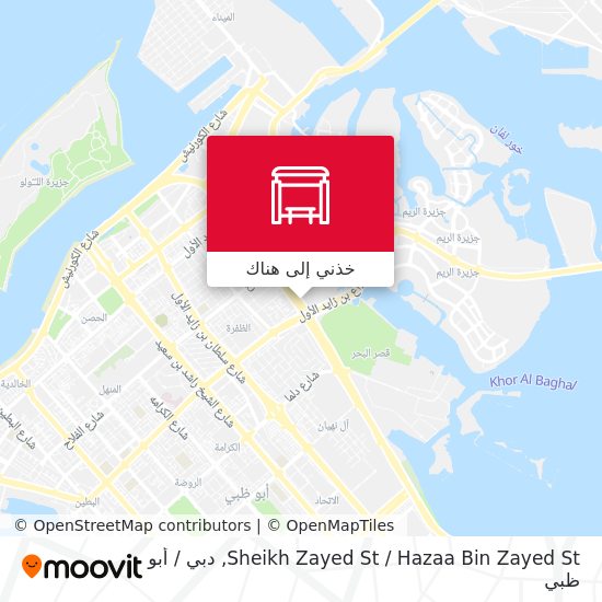 خريطة Sheikh Zayed St / Hazaa Bin Zayed St