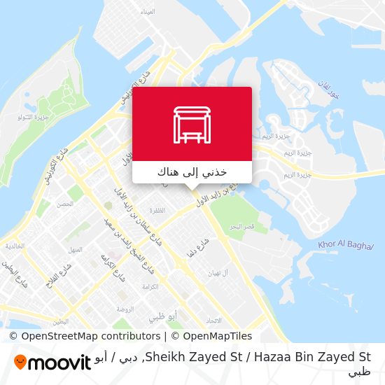 خريطة Sheikh Zayed St / Hazaa Bin Zayed St