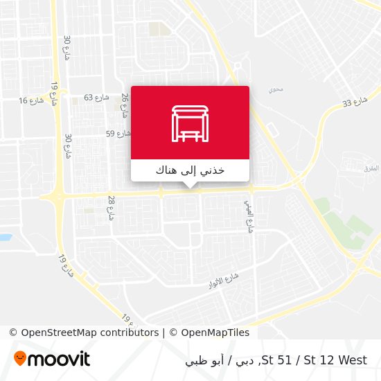 خريطة St 51 / St 12 West