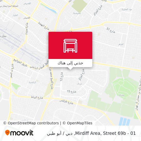 خريطة Mirdiff Area,  Street 69b - 01