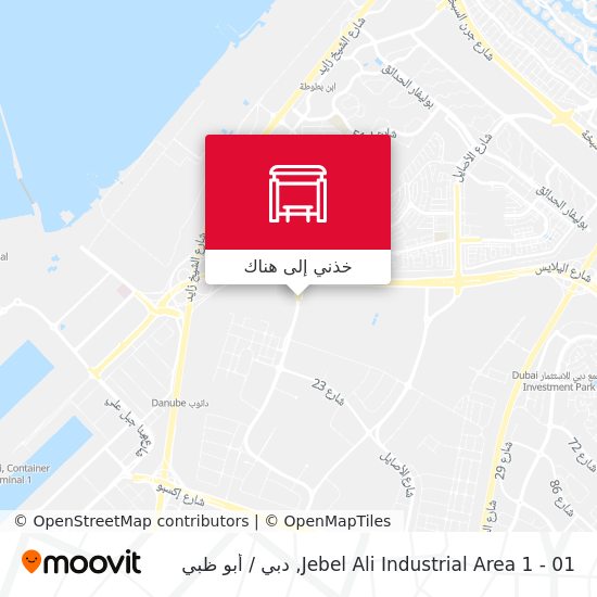 خريطة Jebel Ali Industrial Area 1 - 01