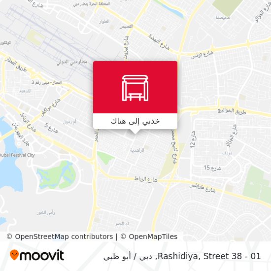 خريطة Rashidiya, Street 38 - 01