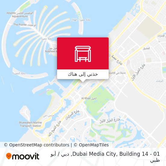 خريطة Dubai Media City, Building 14 - 01