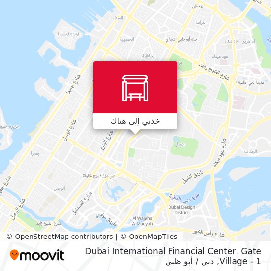 خريطة Dubai International Financial Center, Gate Village - 1