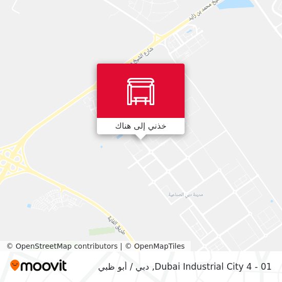 خريطة Dubai Industrial City 4 - 01