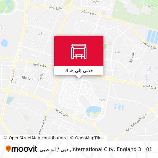 خريطة International City, England 3 - 01