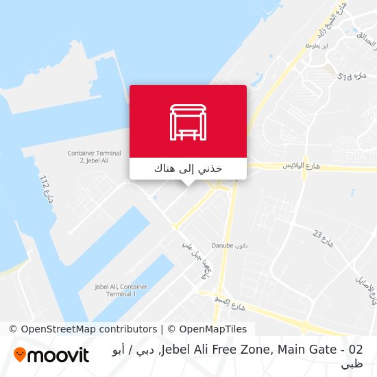 خريطة Jebel Ali Free Zone, Main Gate - 02