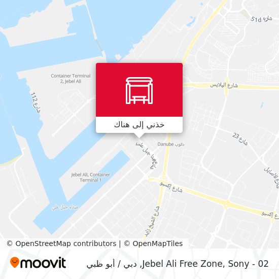 خريطة Jebel Ali Free Zone, Sony - 02