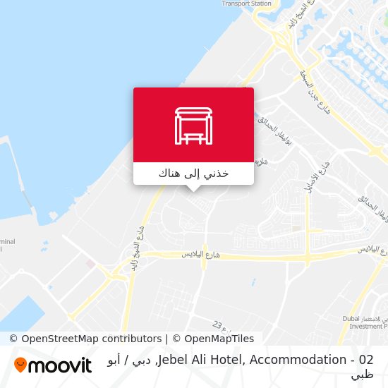 خريطة Jebel Ali Hotel, Accommodation - 02