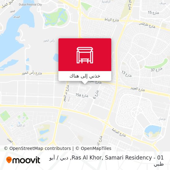 خريطة Ras Al Khor, Samari Residency - 01