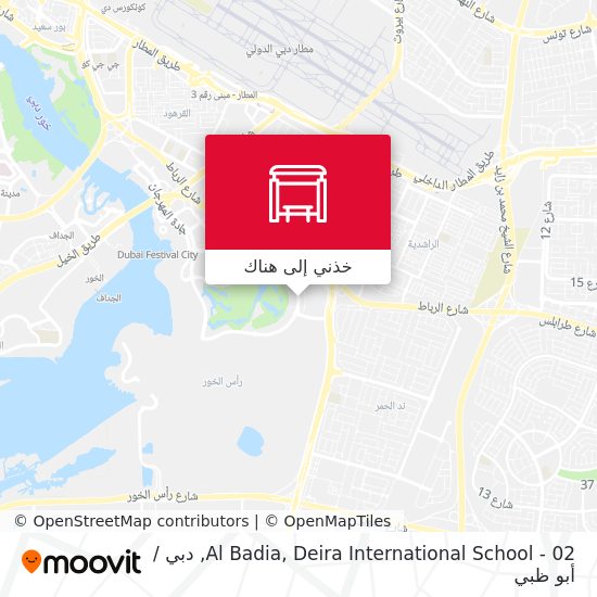 خريطة Al Badia, Deira International School - 02
