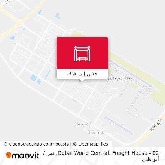 خريطة Dubai World Central, Freight House - 02