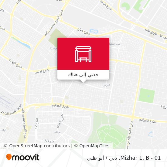 خريطة Mizhar 1, B - 01