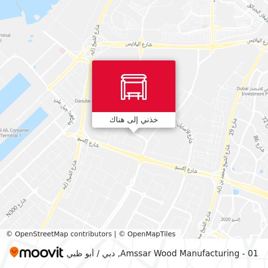 خريطة Amssar Wood Manufacturing - 01