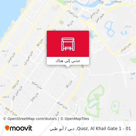 خريطة Quoz, Al Khail Gate 1 - 01