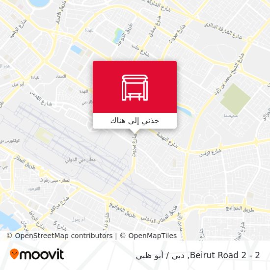 خريطة Beirut Road 2 - 2