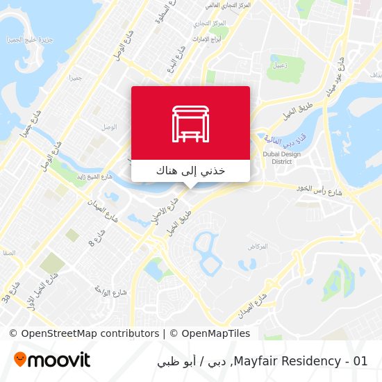 خريطة Mayfair Residency - 01