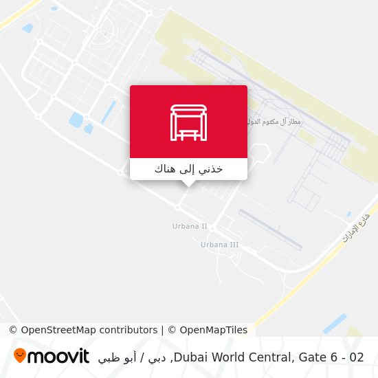 خريطة Dubai World Central, Gate 6 - 02