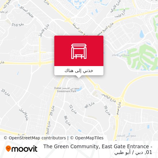 خريطة The Green Community, East Gate Entrance - 01