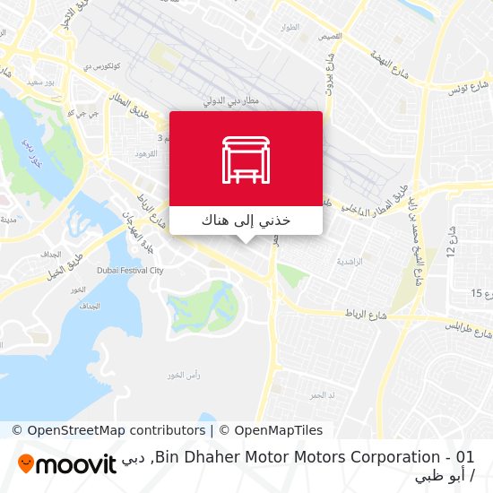 خريطة Bin Dhaher Motor Motors Corporation - 01