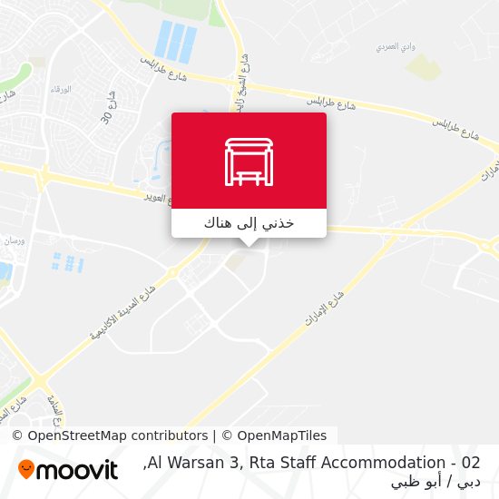 خريطة Al Warsan 3, Rta Staff Accommodation - 02
