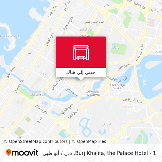 خريطة Burj Khalifa, the Palace Hotel - 1