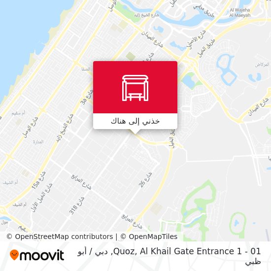 خريطة Quoz, Al Khail Gate Entrance 1 - 01
