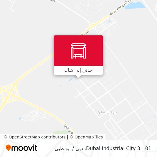 خريطة Dubai Industrial City 3 - 01