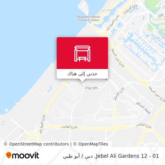 خريطة Jebel Ali Gardens  12 - 01