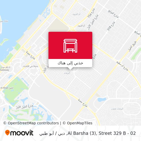 خريطة Al Barsha (3), Street 329 B - 02