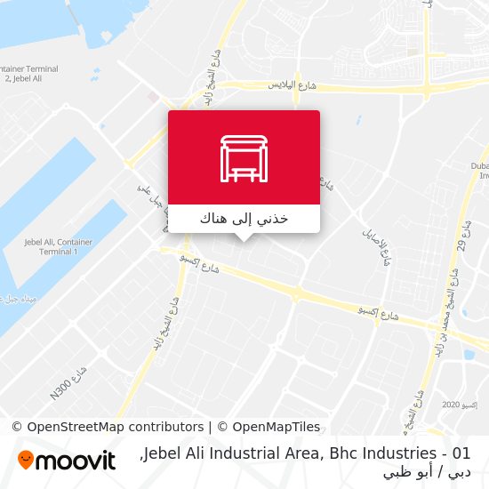 خريطة Jebel Ali Industrial Area, Bhc Industries - 01